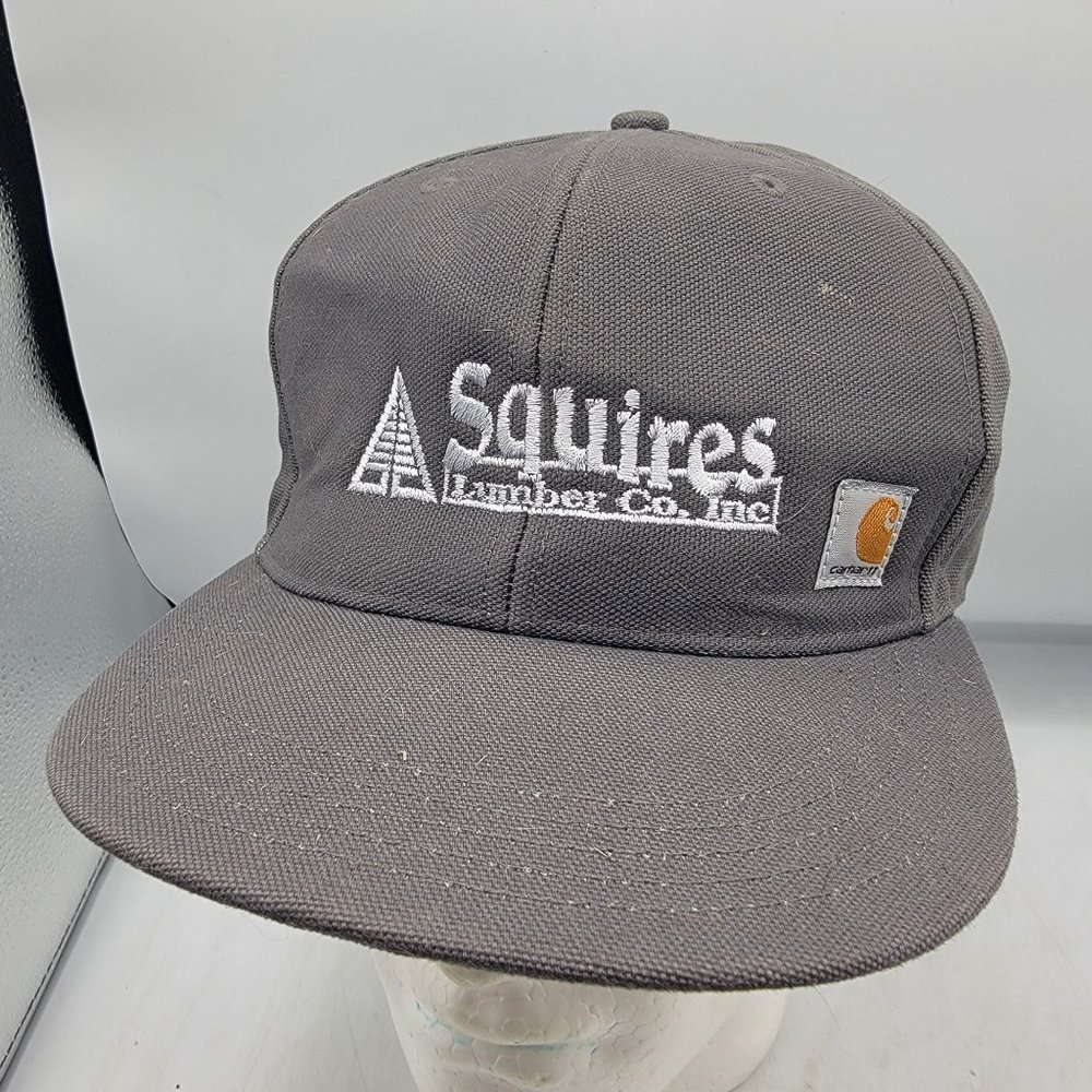 Carhartt Gray Work Wear Hat Cap Adjustable Lightweight Outdoors Casual